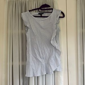 Banana republic ruffle top